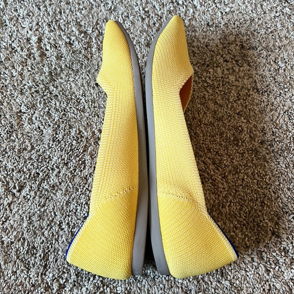 Rothy’s The Point Women’s Flats Retired in Sunshine Size 8 - Picture 5 of 9
